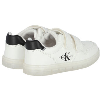 White Logo Trainers