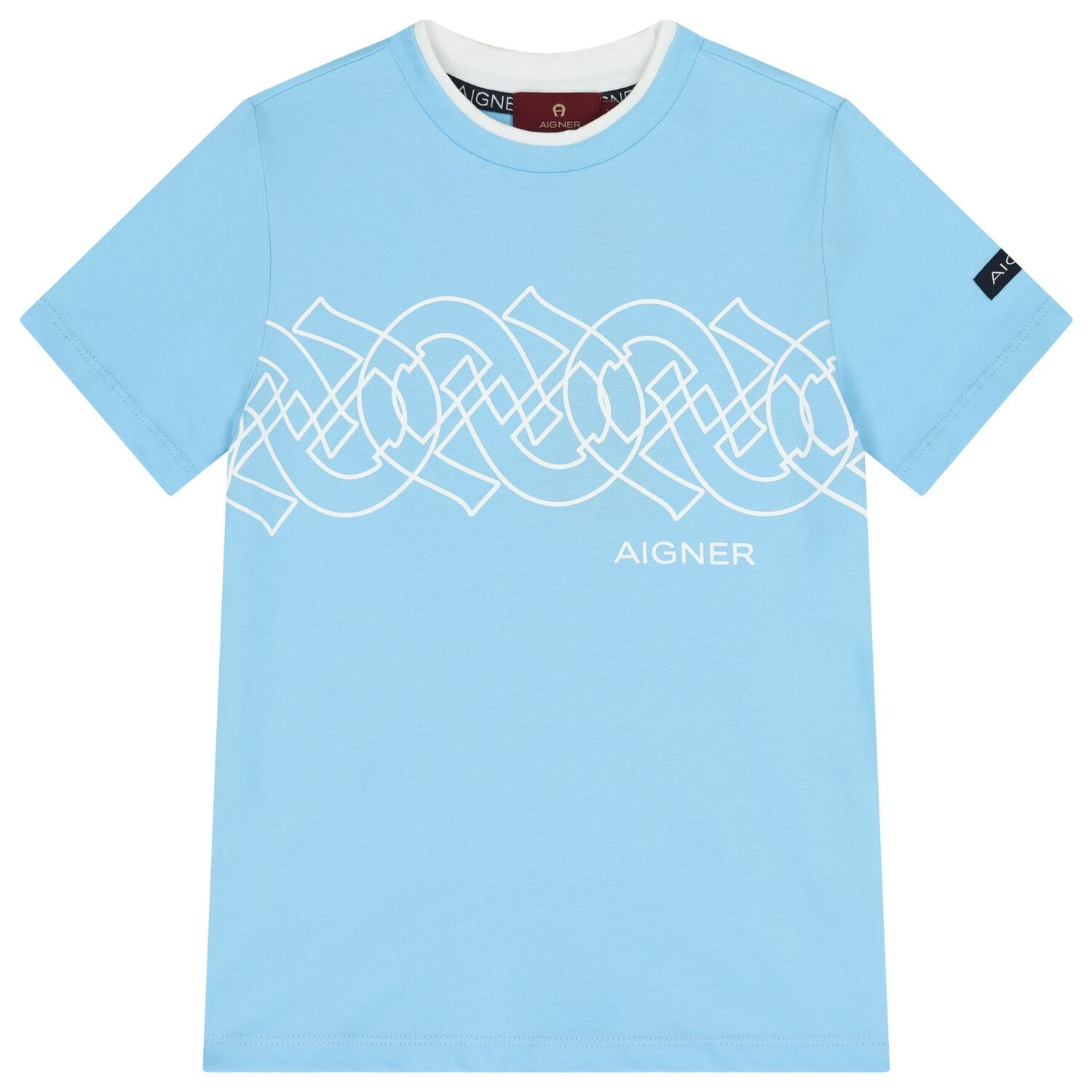Boys Blue Logo T-Shirt, 1, hi-res