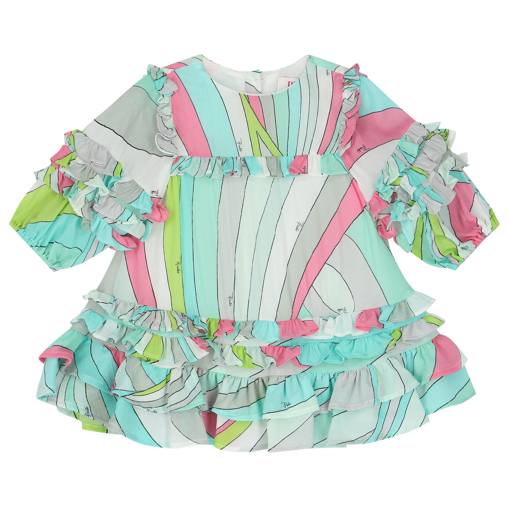 Multi coloured pastel dress discount