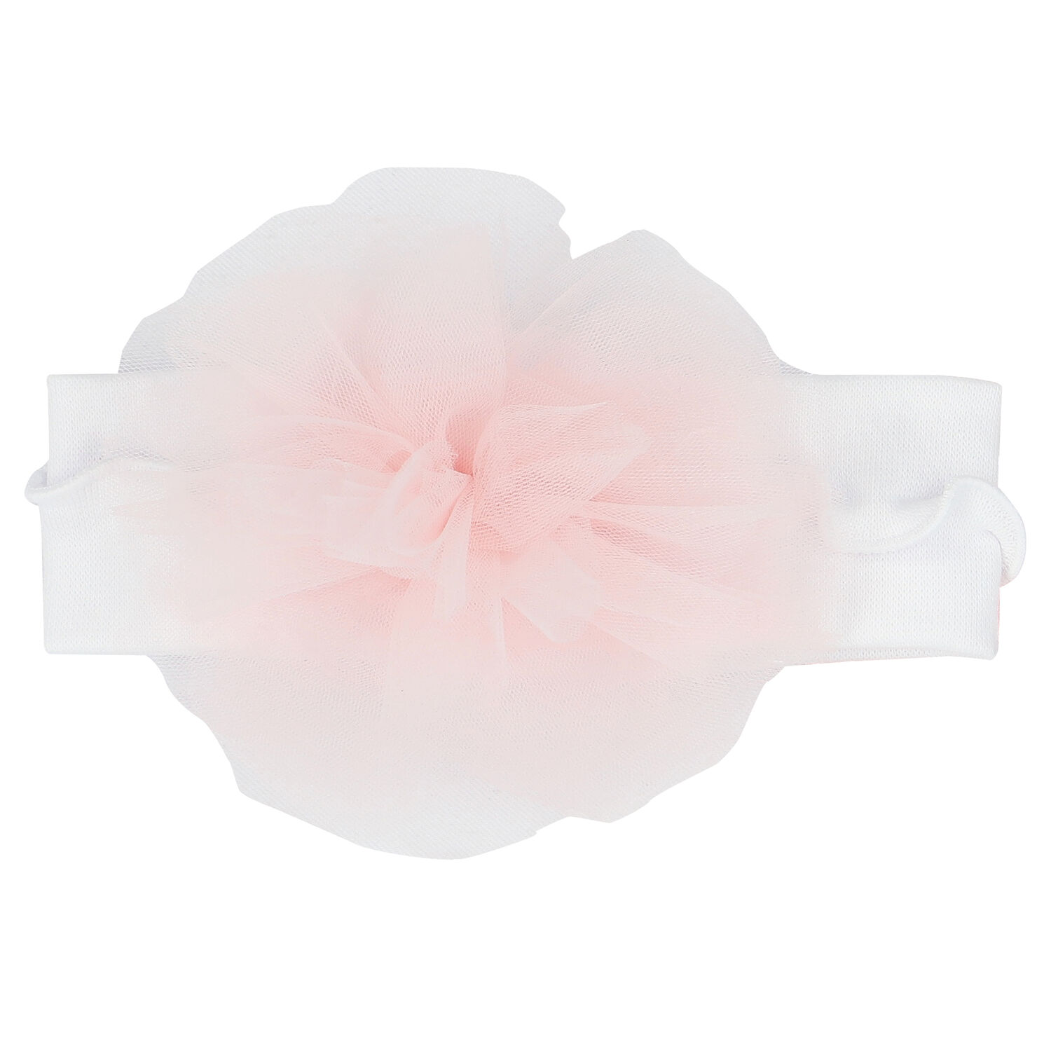 طوق شعر بالوردة باللون الابيض و الوردي للبنات , 1, hi-res image number null