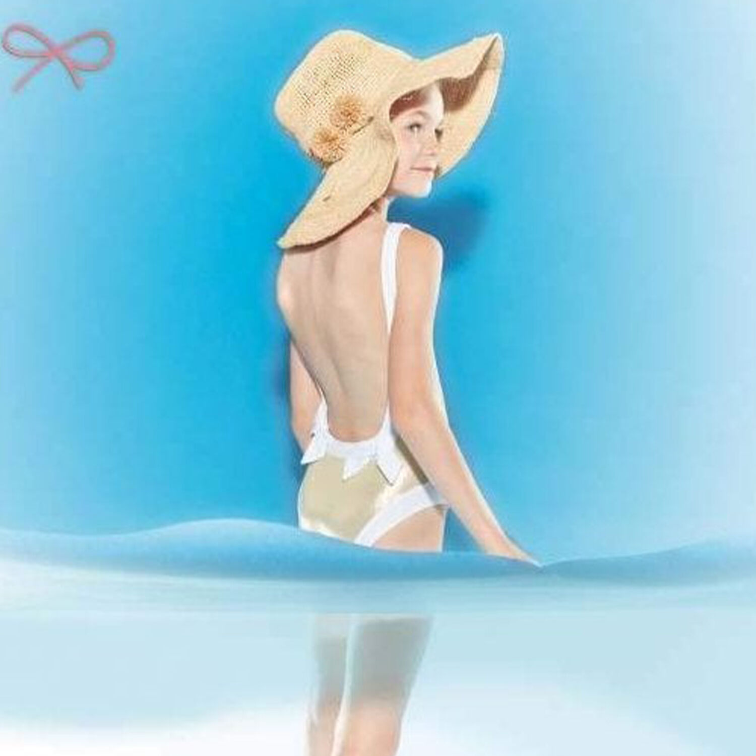 Girls Gold Swimsuit, 1, hi-res image number null
