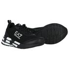 حذاء رياضي بالشعار باللون الأبيض و الأسود, 1, hi-res