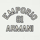 تيشيرت أولاد بالشعار باللون الأبيض, 1, hi-res