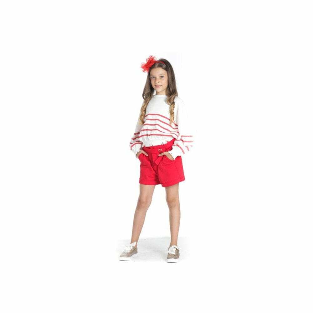 Little girls red shorts on sale
