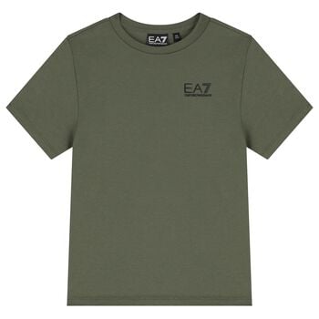 Boys Green Logo T-Shirt