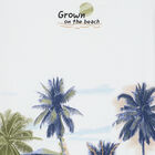 طقم شورت بطبعة أشجار النخيل باللون الابيض والاصفر للاولاد, 1, hi-res