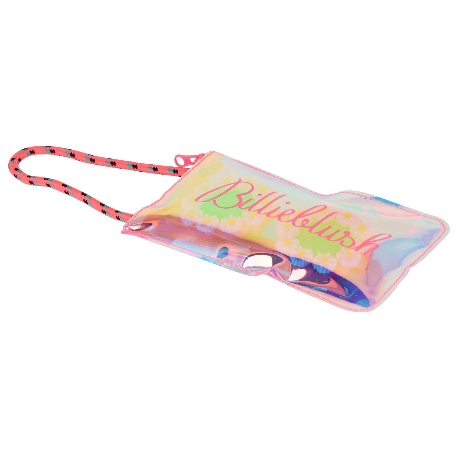 Girls Pink Floral Sunglasses, 1, hi-res