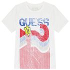 Boys White Logo T-Shirt, 2, hi-res