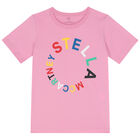 Girls Pink Logo T-Shirt, 2, hi-res