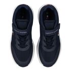 Boys Navy Blue Logo Trainers, 1, hi-res
