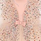 Girls Pink Embellished Tulle Dress, 1, hi-res