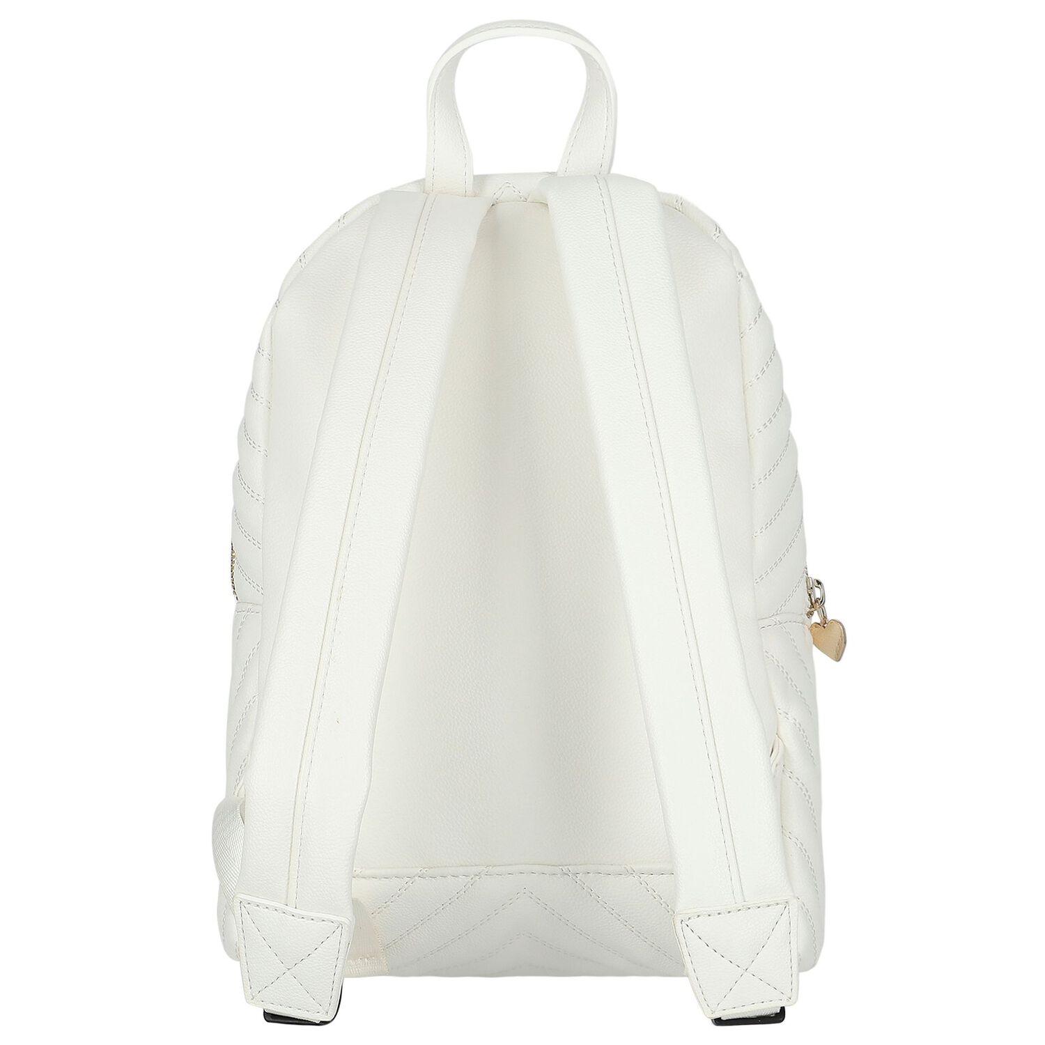 Girls White Logo Backpack, 1, hi-res