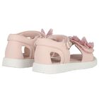 Younger Girls Pink Logo Sandals, 1, hi-res