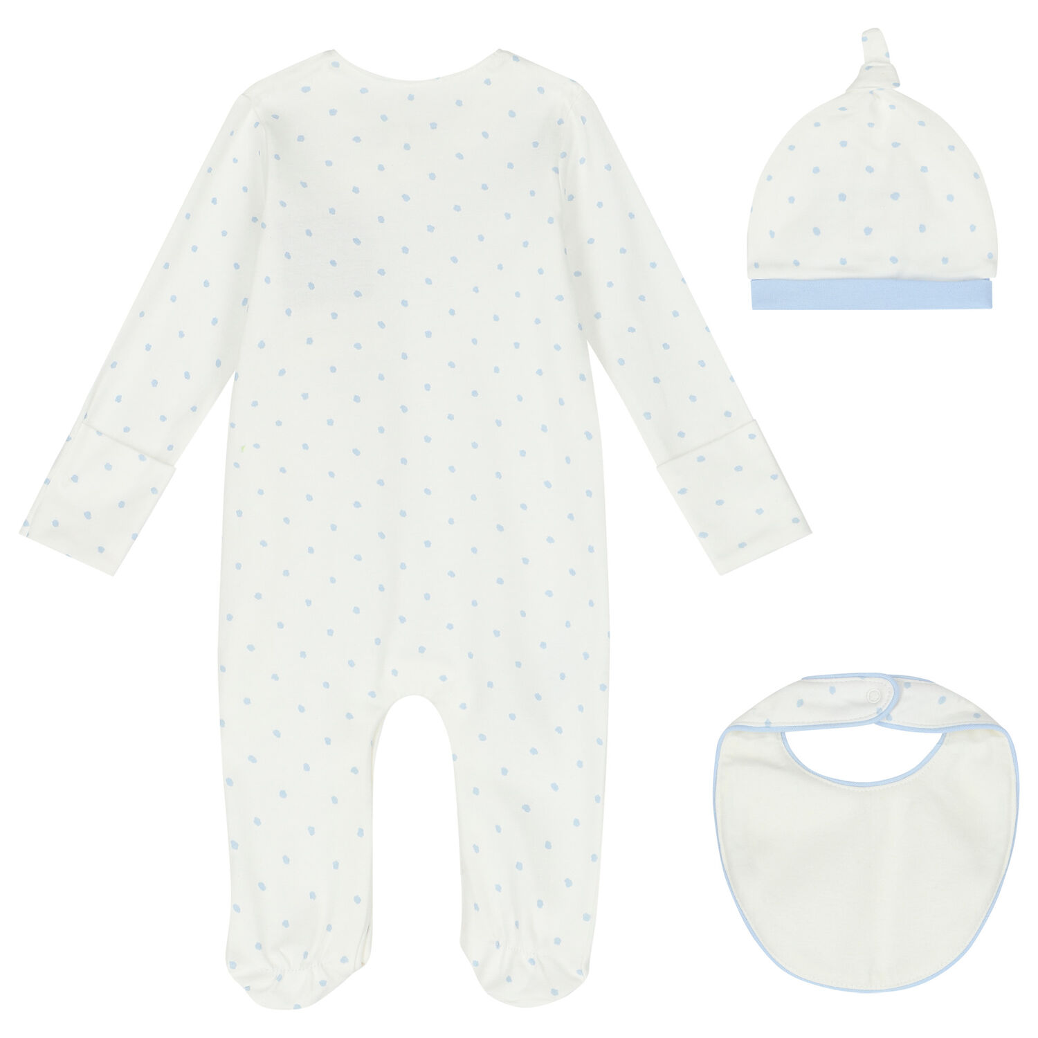 Baby Boys Ivory Babygrow Gift Set, 3, hi-res image number null