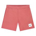 Younger Boys Red Logo Shorts, 3, hi-res