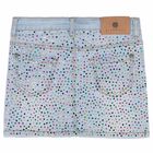 تنورة جينز مطرزة للبنات, 1, hi-res