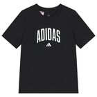 تيشيرت بالشعار باللون الاسود , 1, hi-res