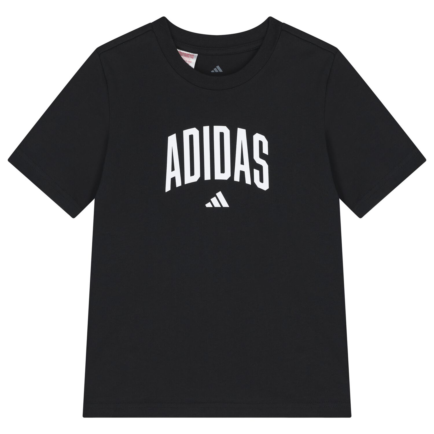 تيشيرت بالشعار باللون الاسود , 1, hi-res