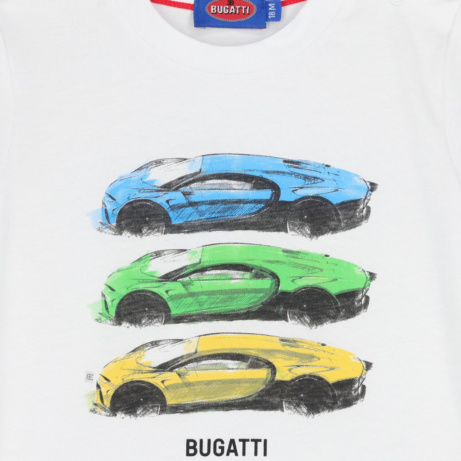 Younger Boys White Logo T-Shirt, 1, hi-res