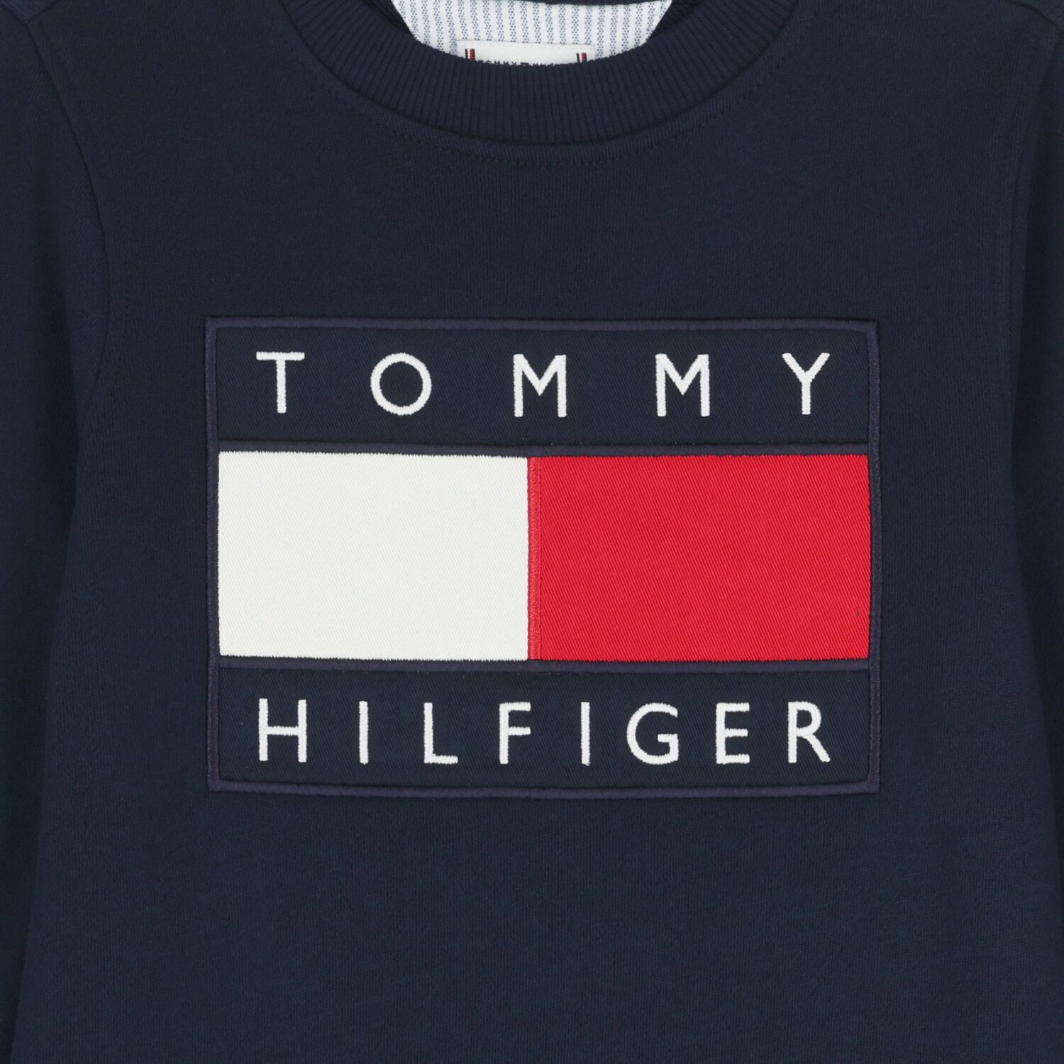 سويت شيرت اولاد بالشعار باللون الكحلى , 1, hi-res