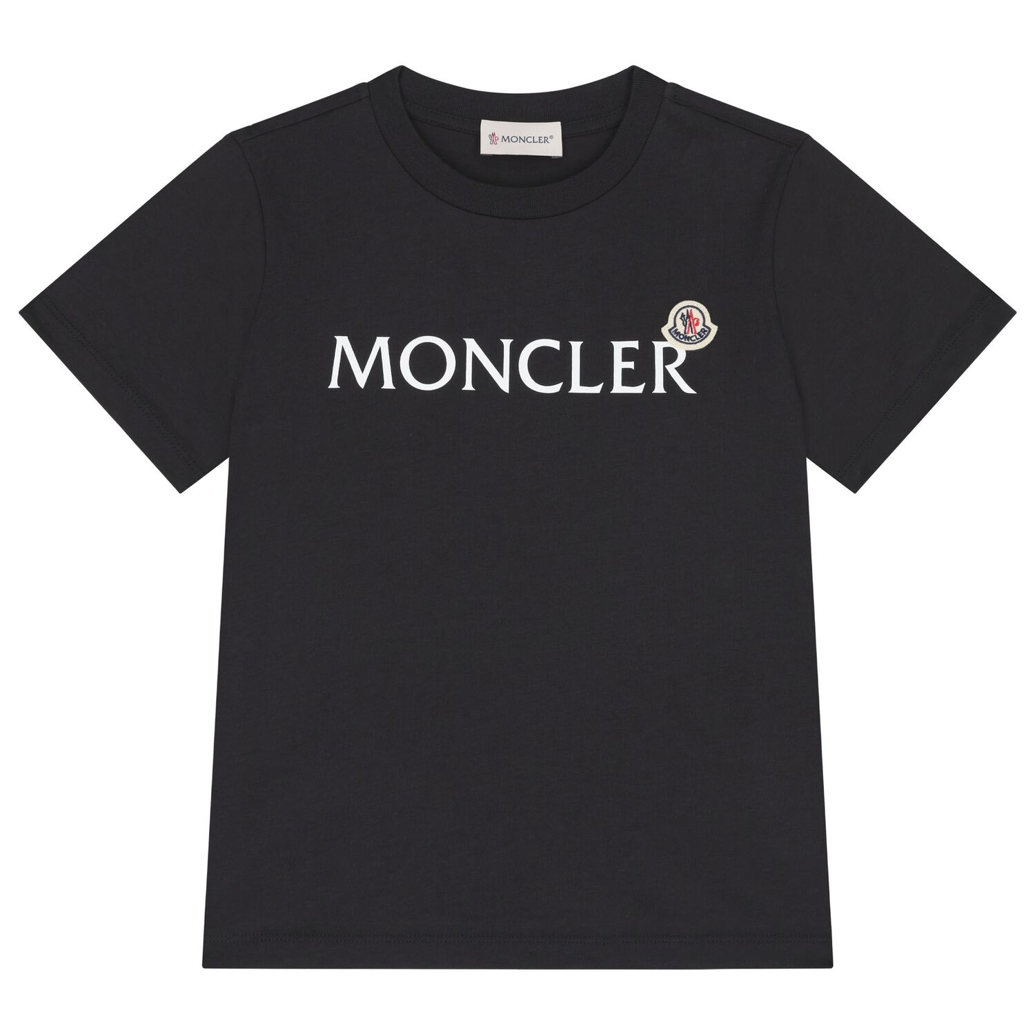 Boys Black Logo T-Shirt, 1, hi-res image number null