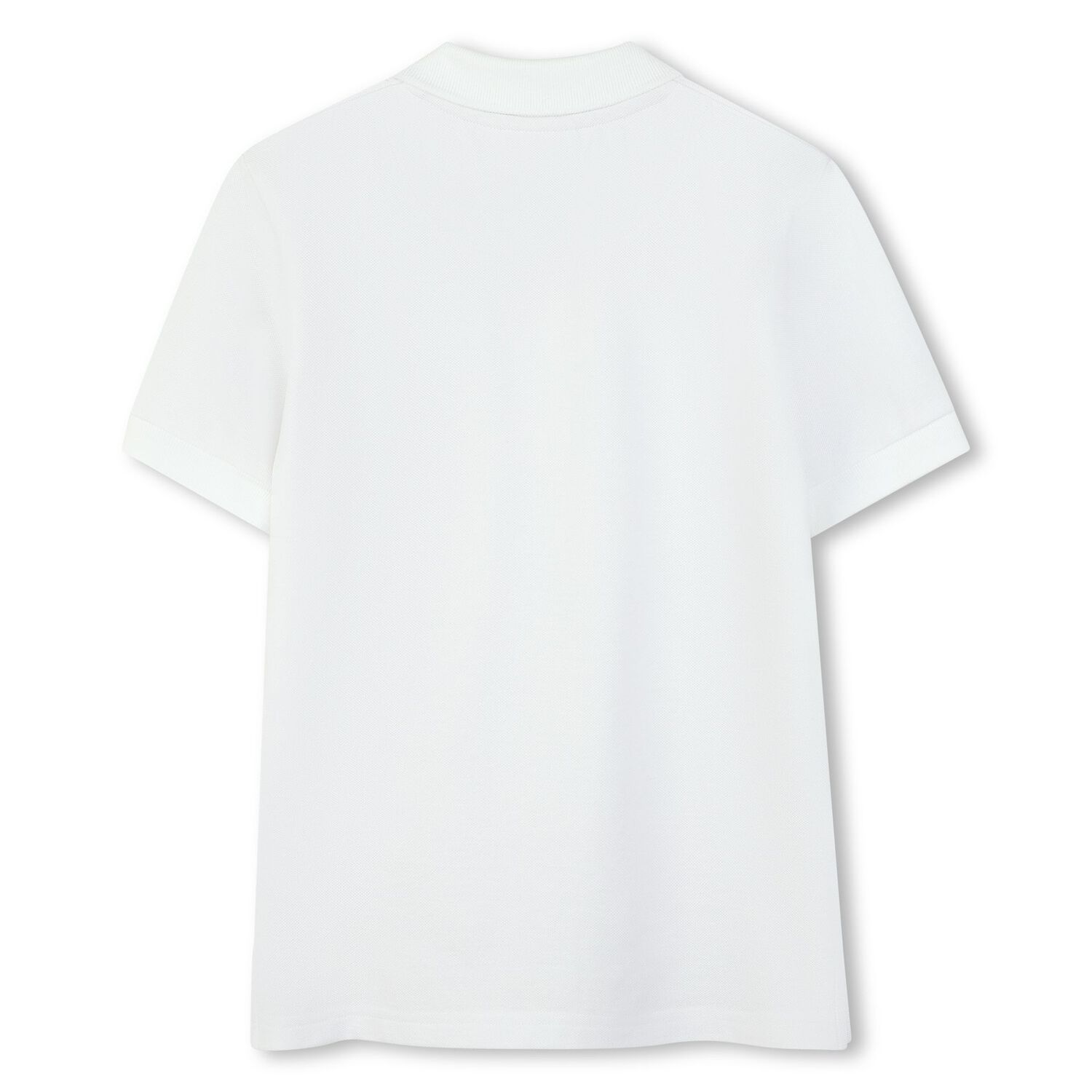 Boys Mini Me White Logo Polo Shirt, 2, hi-res