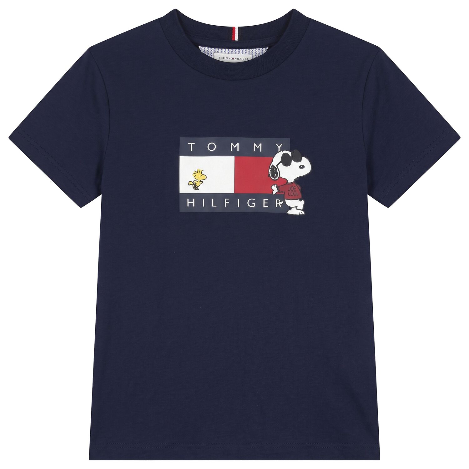 Boys Navy Blue Snoopy Logo T-Shirt, 1, hi-res