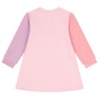 طقم فستان للبنات بشكل حقيبه باللون الوردى , 1, hi-res