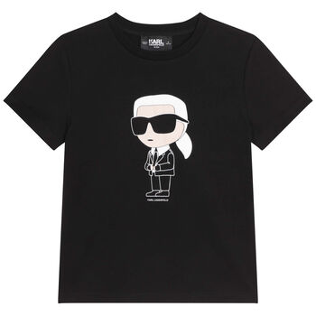 Boys Black Logo T-Shirt