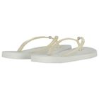 Girls Grey Logo Flip Flops, 2, hi-res