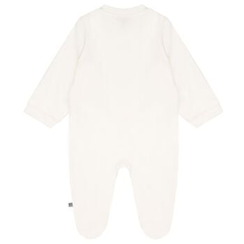 Ivory & Gold Logo Babygrow