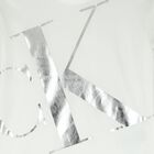 تيشيرت أولاد بالشعار باللون الأبيض, 1, hi-res