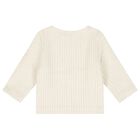 طقم أفرول أولاد منسوج باللون العاجي والبيج , 1, hi-res