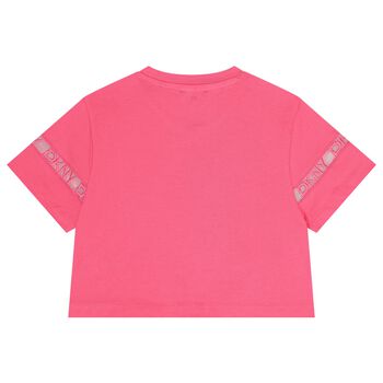 Girls Pink Logo T-Shirt