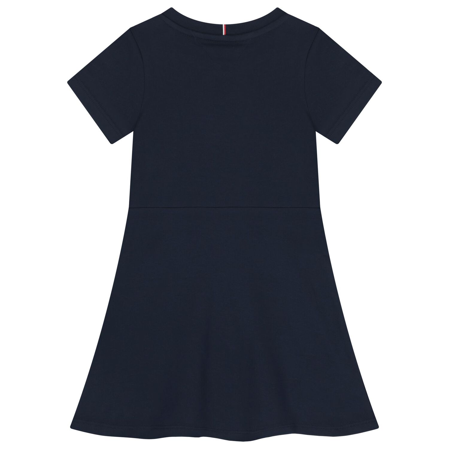 Girls Navy Blue Logo Dress, 1, hi-res