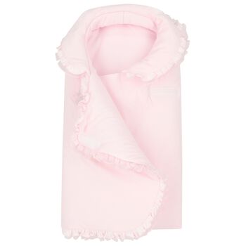 Baby Girls Pink Tulle Flower Nest
