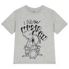 Boys Grey Bug logo T-Shirt, 1, hi-res