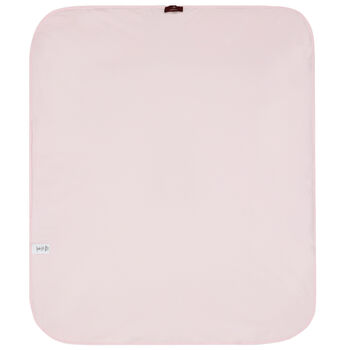 Baby Girls Pink Pima Cotton Logo Blanket