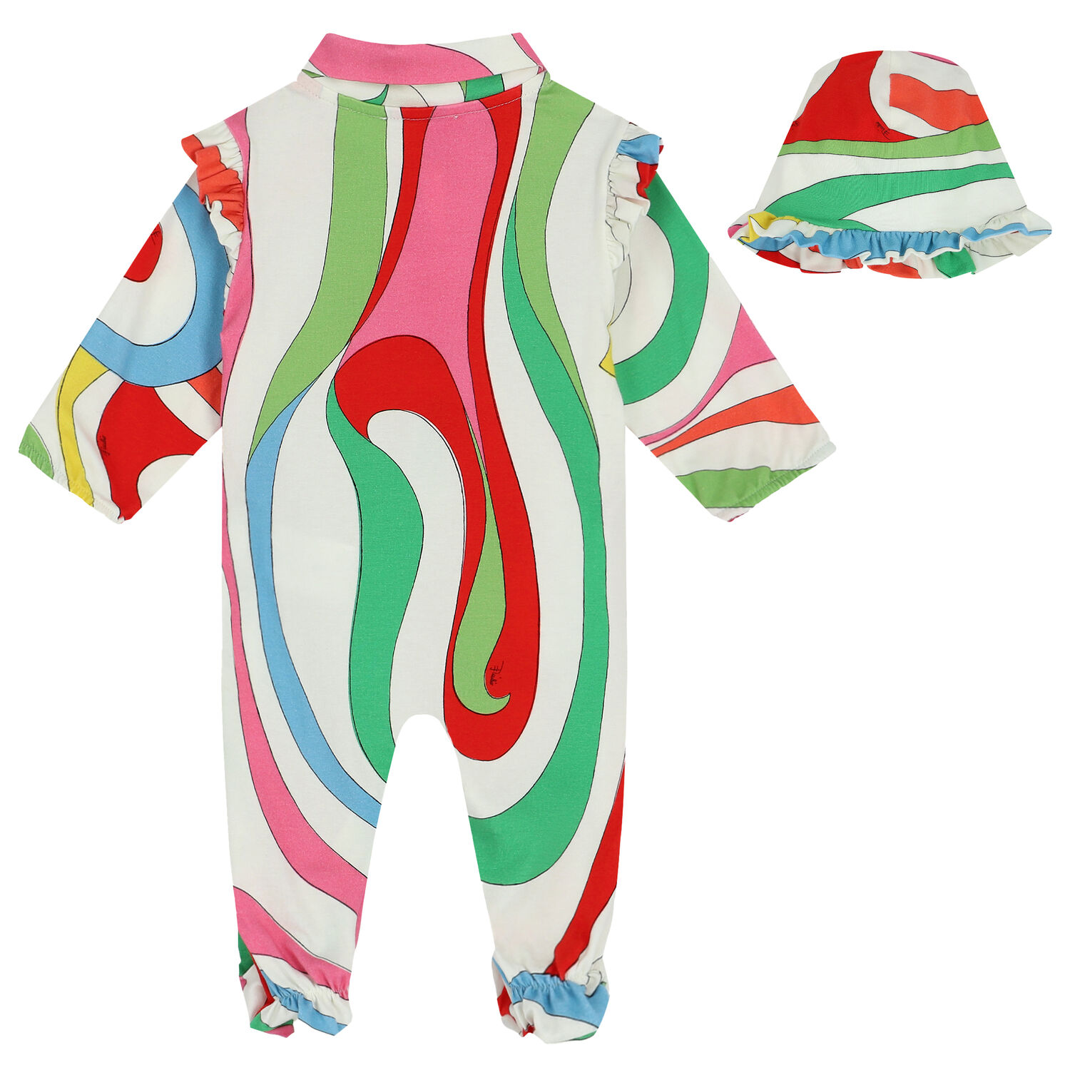 طقم بنات أفرول مارمو باللون العاجي, 1, hi-res