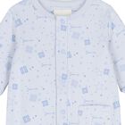 Baby Boys Blue Logo Babygrow, 2, hi-res