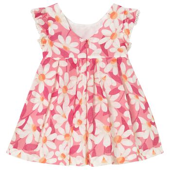 Younger Girls Pink Floral Dress