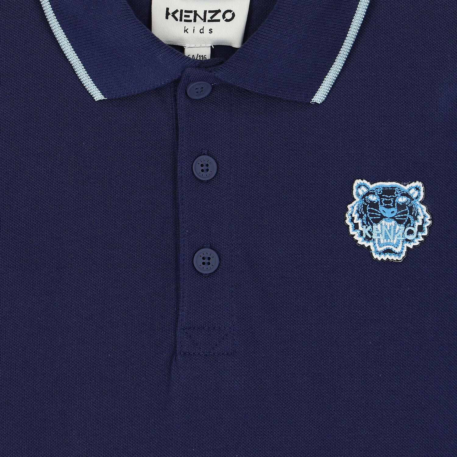 Boys Navy Logo Polo Shirt, 3, hi-res