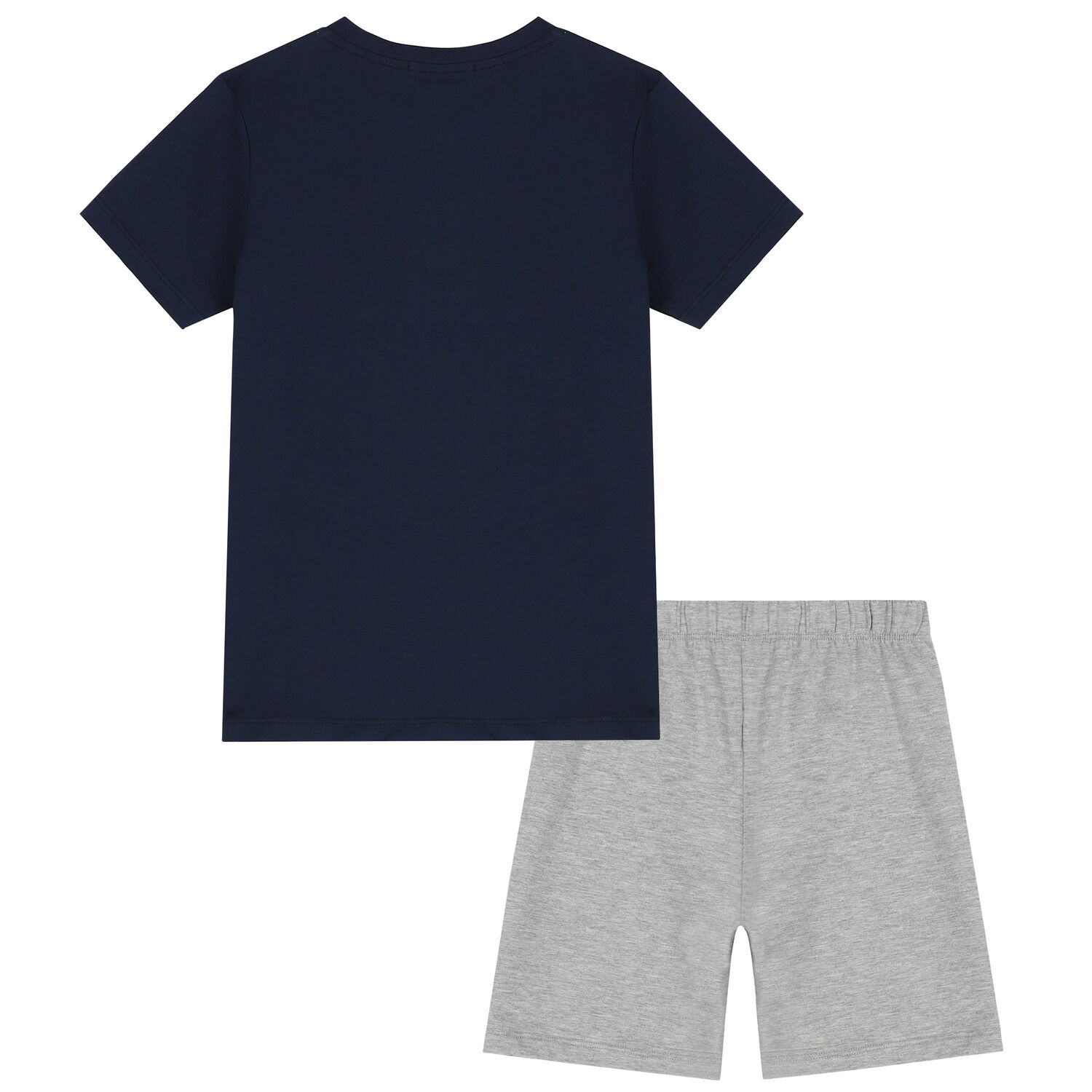 Boys Navy & Grey Logo Pyjamas, 2, hi-res image number null