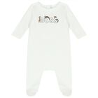 White Logo Babygrow Gift Set, 1, hi-res