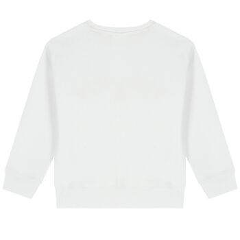 Boys White Logo Sweatshirt