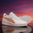 Girls White Carina Trainers, 1, hi-res