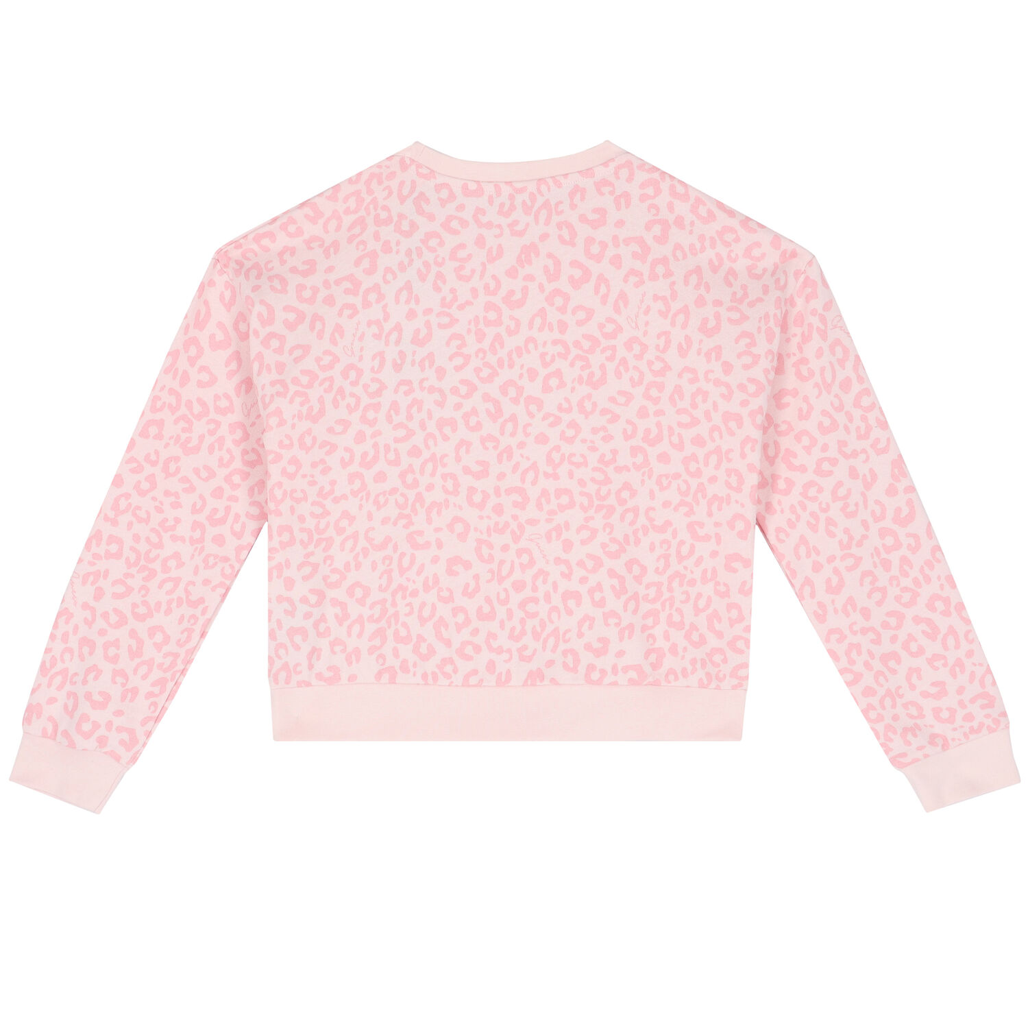 Girls Pink Logo Sweatshirt, 2, hi-res image number null