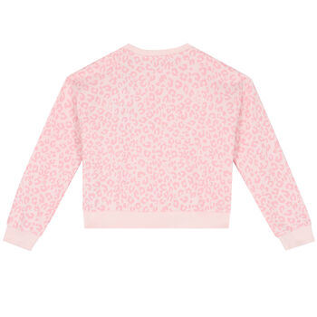 Girls Pink Logo Sweatshirt