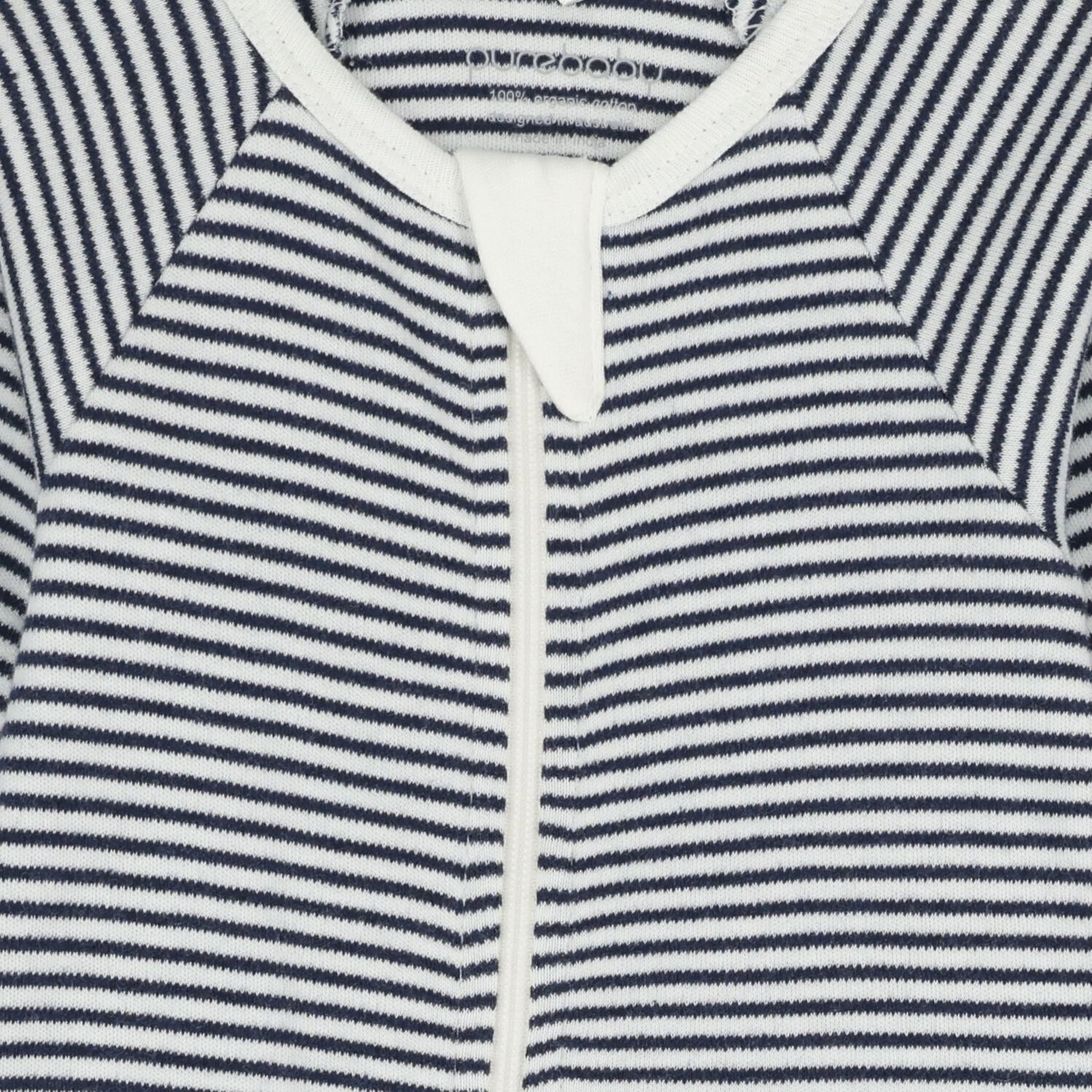 Baby Boys White & Navy Blue Babygrows ( 2 Pack ), 7, hi-res image number null