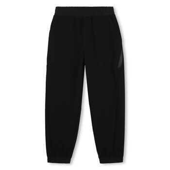 Boys Black Logo Joggers
